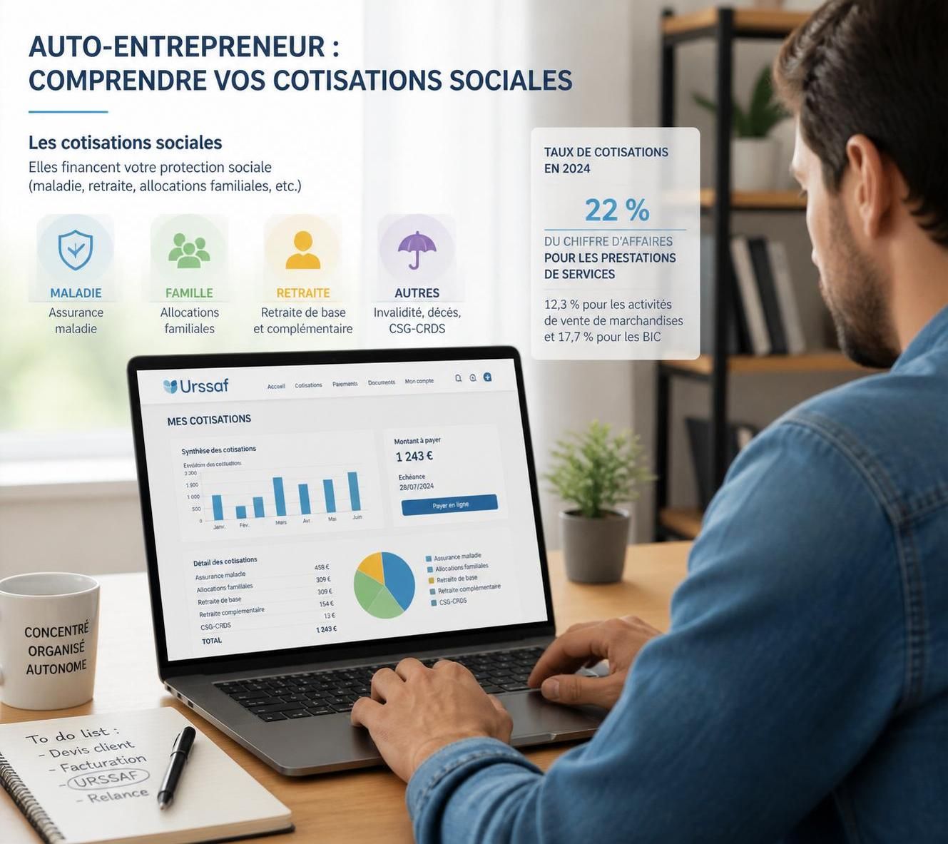 découvrez comment comprendre et déclarer vos cotisations urssaf en tant qu'auto-entrepreneur pour gérer efficacement votre activité et respecter vos obligations légales.