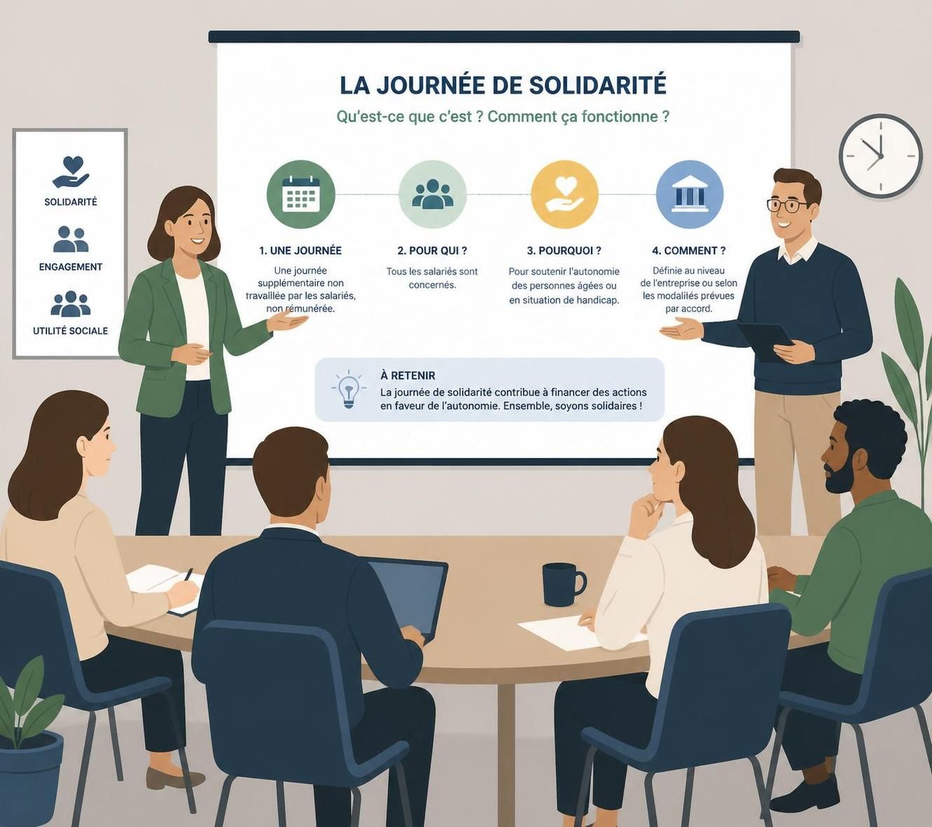 découvrez l'origine, les obligations légales et les cas particuliers de la journée de solidarité, un dispositif clé pour soutenir les personnes âgées et handicapées en france.