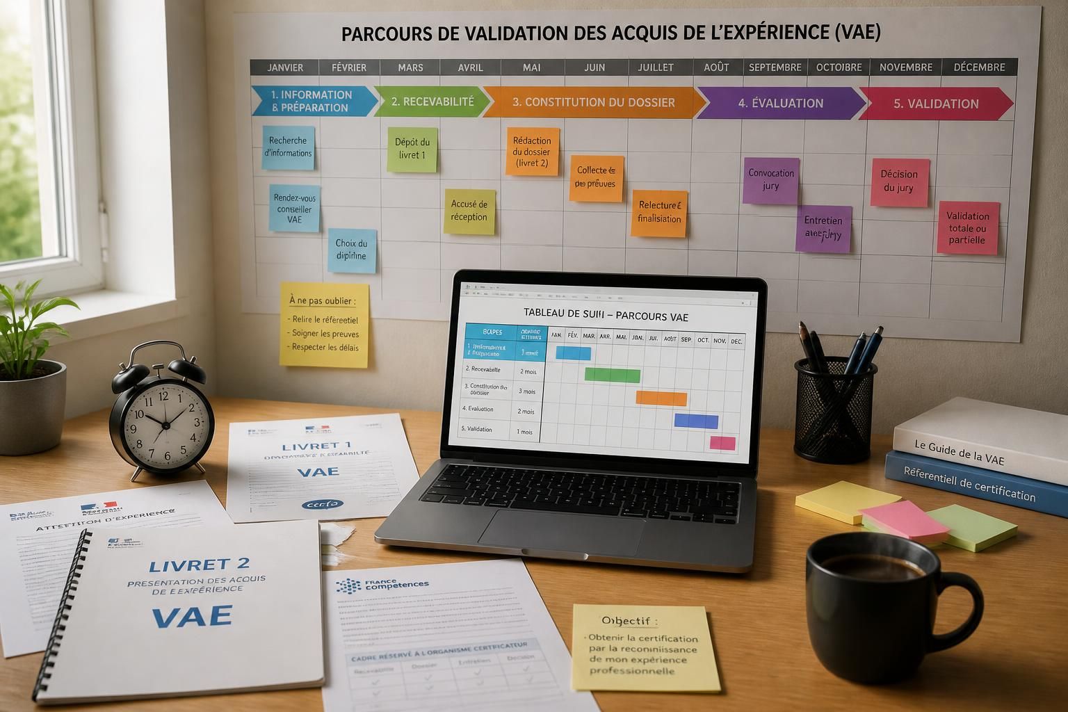 découvrez la durée d'une vae, les différentes étapes du processus et le temps à prévoir pour réussir votre validation des acquis de l'expérience.
